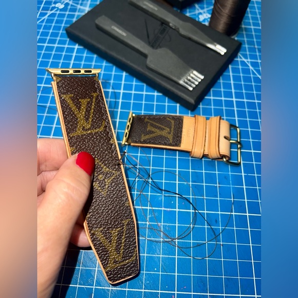 ♻️ Monogram Apple Watch band hand made - Picture 10 of 16